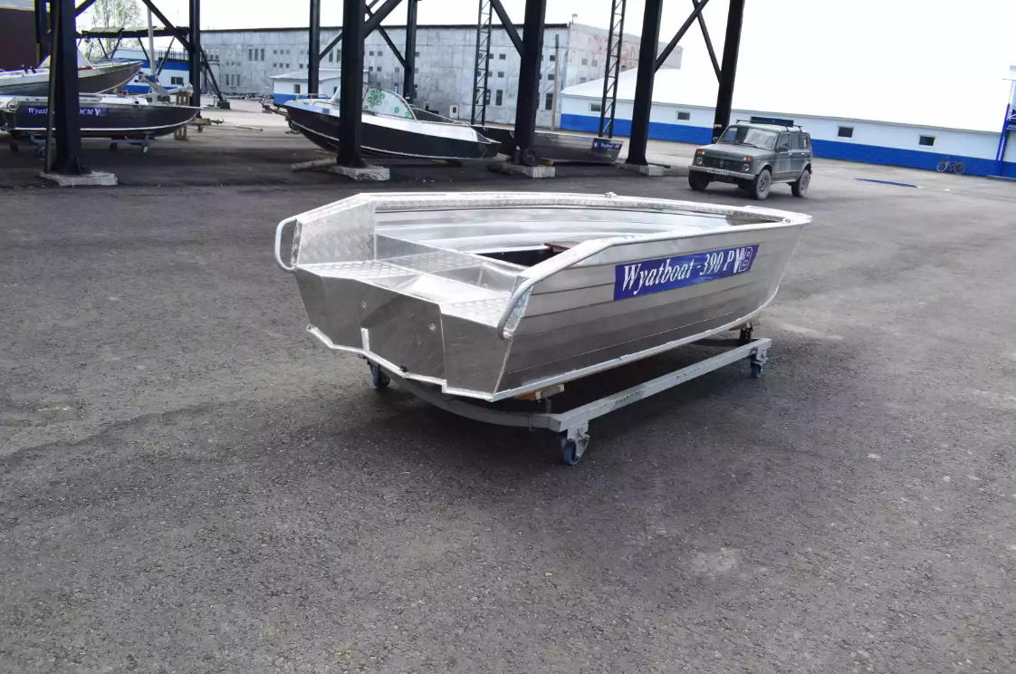 Алюминиевая лодка Wyatboat-390Р Увеличенный борт в Костроме