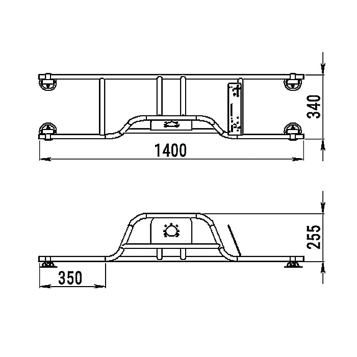 Стойка рулевая с бортовым креплением малая в Костроме