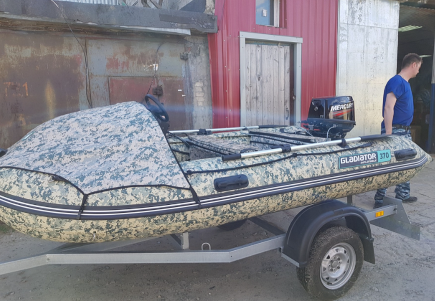 НАДУВНАЯ ЛОДКА GLADIATOR C370AL в Костроме