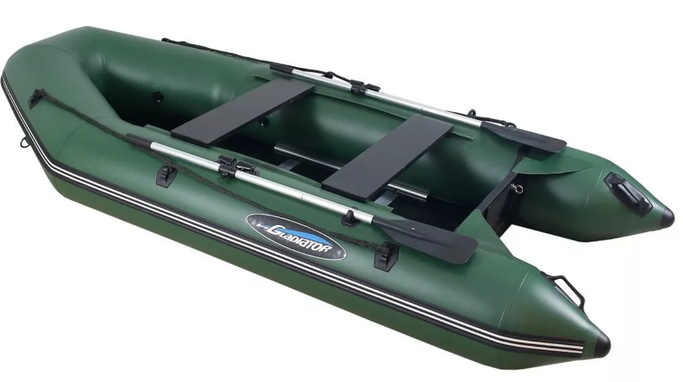 МОТОРНО-ГРЕБНАЯ ЛОДКА ПВХ GLADIATOR A 280 ТК С ФАНЕРНЫМ ДНОМ в Костроме