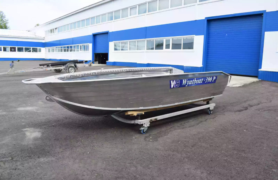 Алюминиевая лодка Wyatboat-390Р Увеличенный борт в Костроме