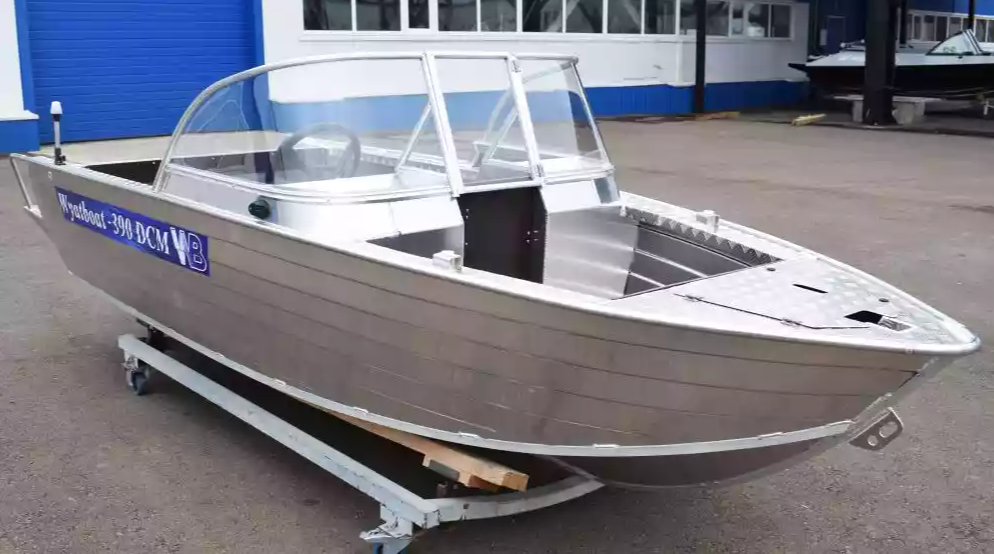 Алюминиевая лодка Wyatboat-390 DCM Увеличенный борт в Костроме