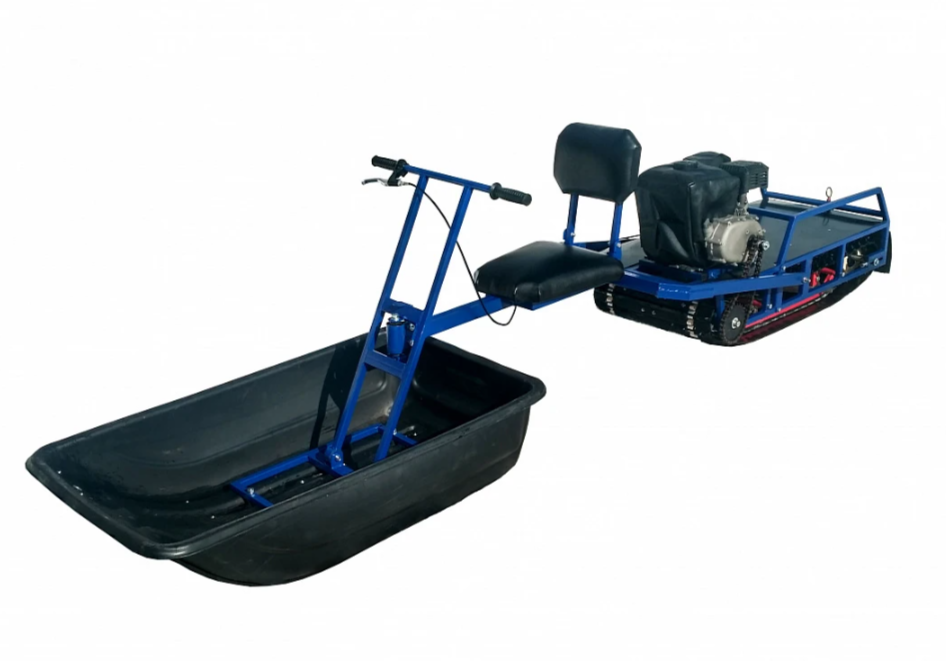 Мотобуксировщик толкач Альбатрос-XL8 с модулем. С фарой, тележки в Костроме