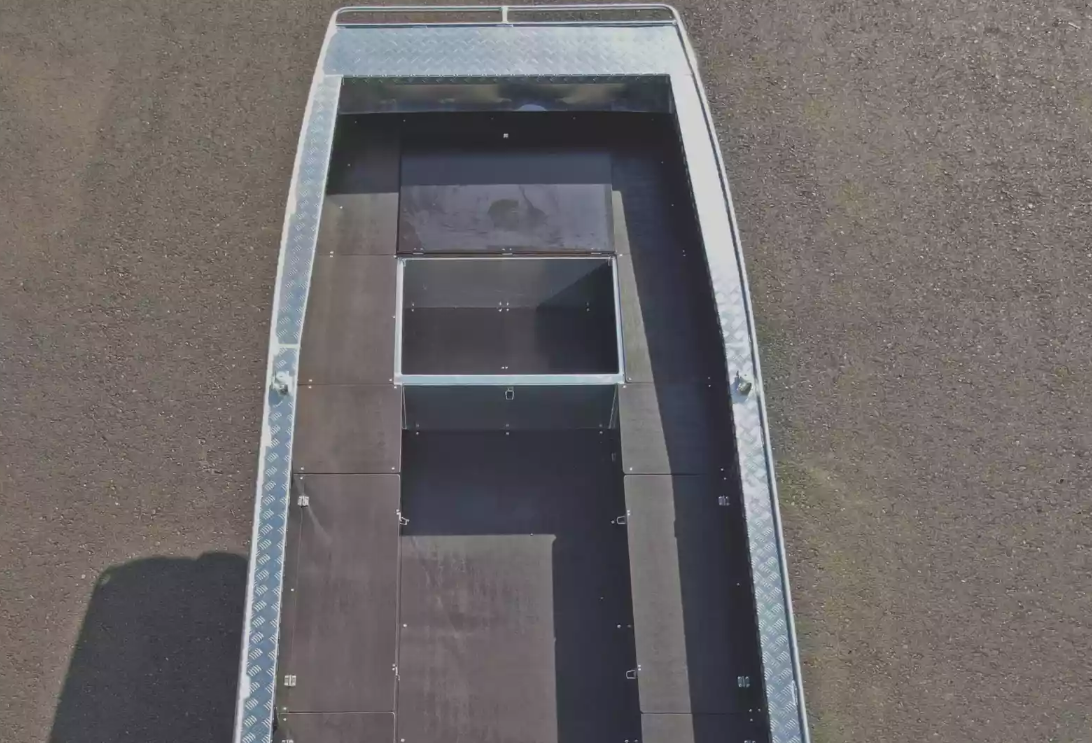 Алюминиевая лодка Wyatboat-490 Jonboat в Костроме