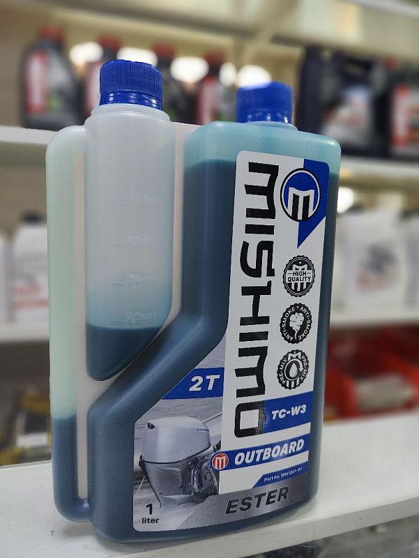 Масло MISHIMO 2T OUTBOARD (ESTER) полусинтетика 1 л в Костроме