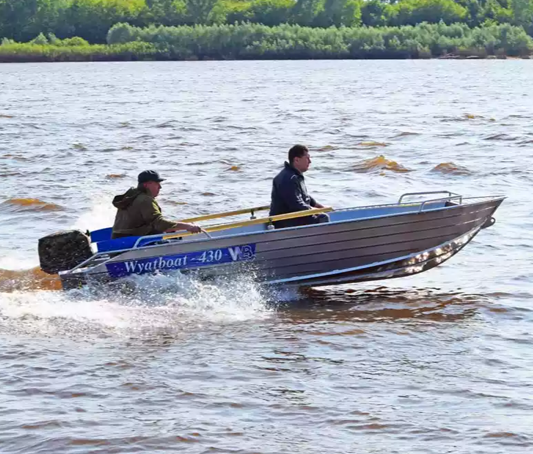 Алюминиевая лодка  Wyatboat-430М в Костроме