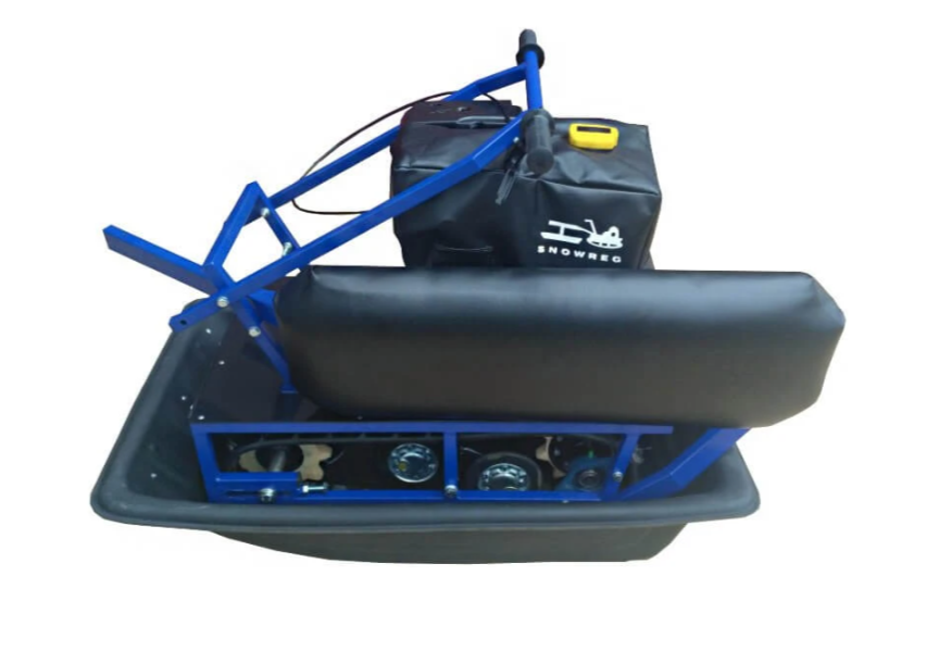 Мини-мотобуксировщик Альбатрос-М с фарой в Костроме