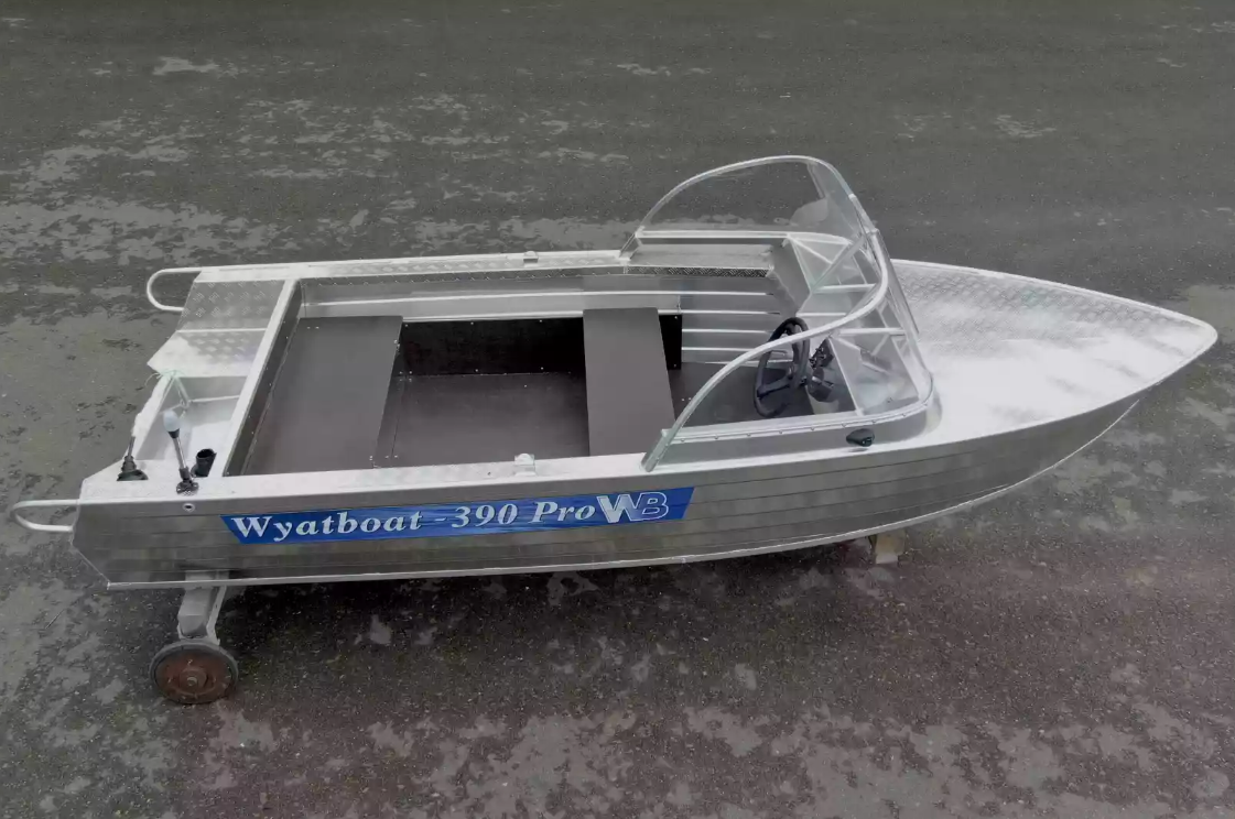 Алюминиевая лодка Wyatboat-390 Pro в Костроме