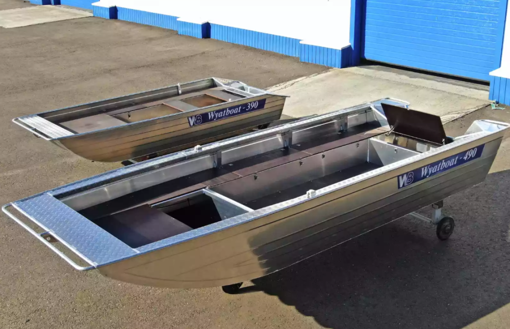 Алюминиевая лодка Wyatboat-490 Jonboat в Костроме