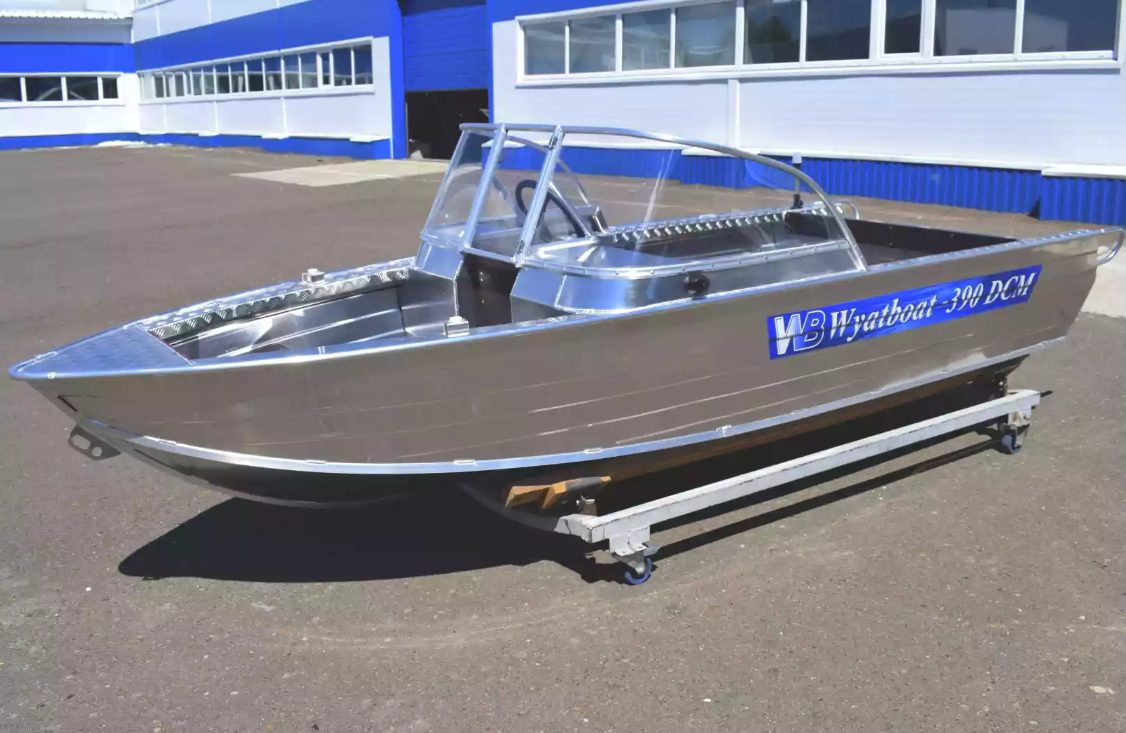 Алюминиевая лодка Wyatboat-390 DCM в Костроме