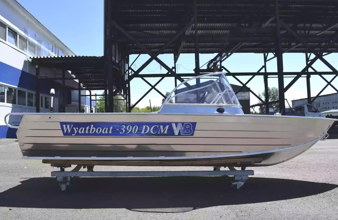 Алюминиевая лодка Wyatboat-390 DCM в Костроме
