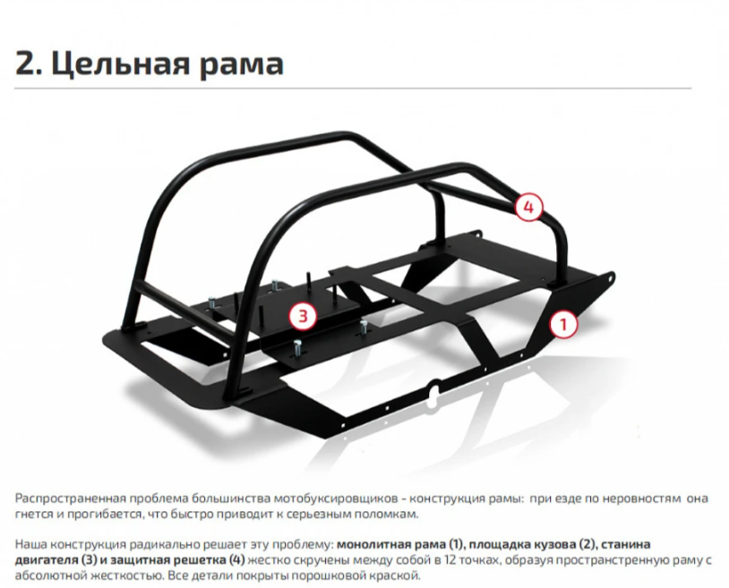 Мотобуксировщик НОРКА 380 MINI 8 л.с. в Костроме