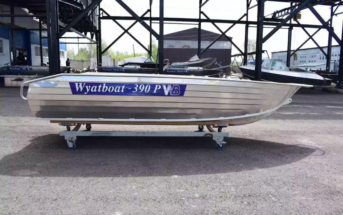 Алюминиевая лодка Wyatboat-390Р Увеличенный борт в Костроме