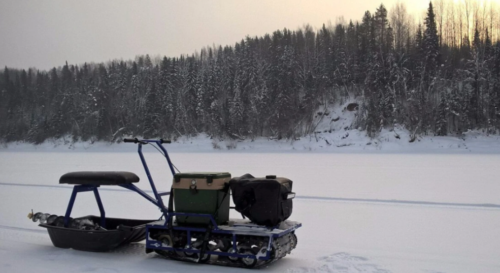 Мотобуксировщик Альбатрос-L 8 с фарой в Костроме