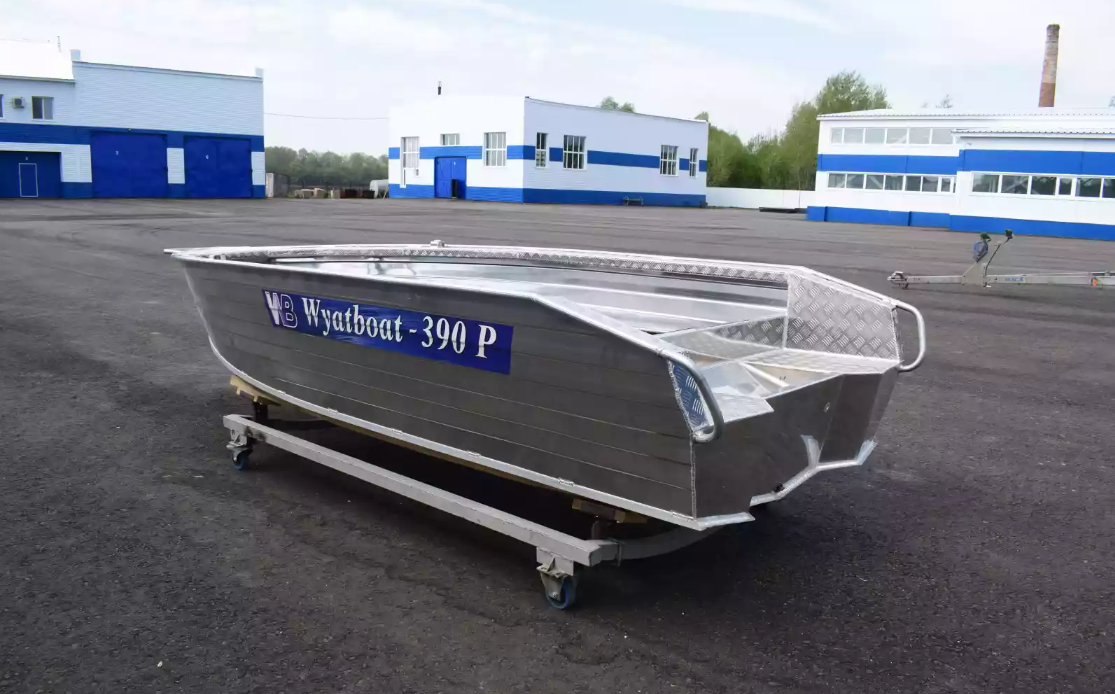 Алюминиевая лодка Wyatboat-390Р Увеличенный борт в Костроме