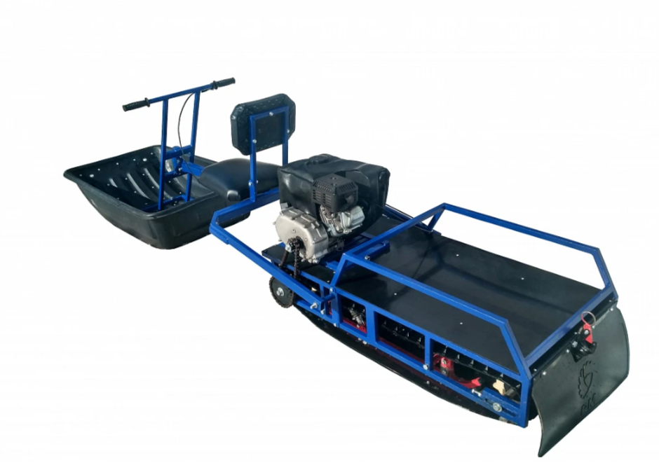 Мотобуксировщик толкач Альбатрос-XL8 с модулем. С фарой, тележки в Костроме