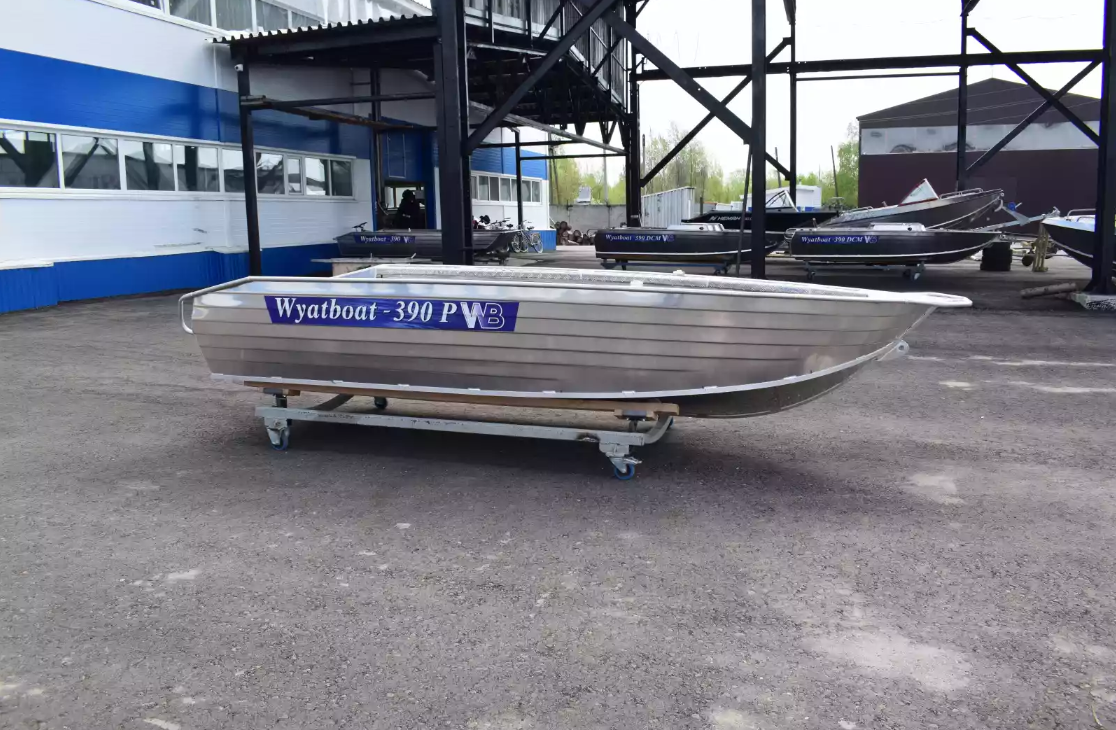Алюминиевая лодка Wyatboat-390Р Увеличенный борт в Костроме