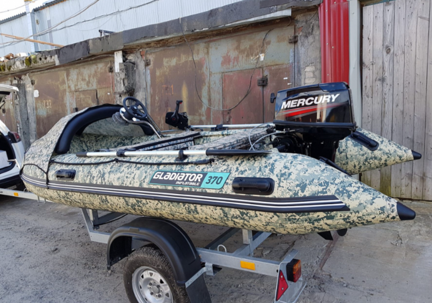 НАДУВНАЯ ЛОДКА GLADIATOR C370AL в Костроме
