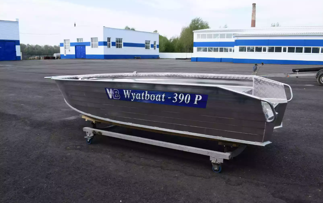 Алюминиевая лодка Wyatboat-390Р Увеличенный борт в Костроме