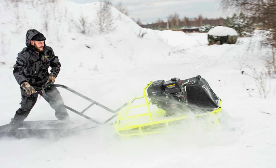 Мотобуксировщик Бурлак ХОЗЯИН-1 (капот ткань) в Костроме