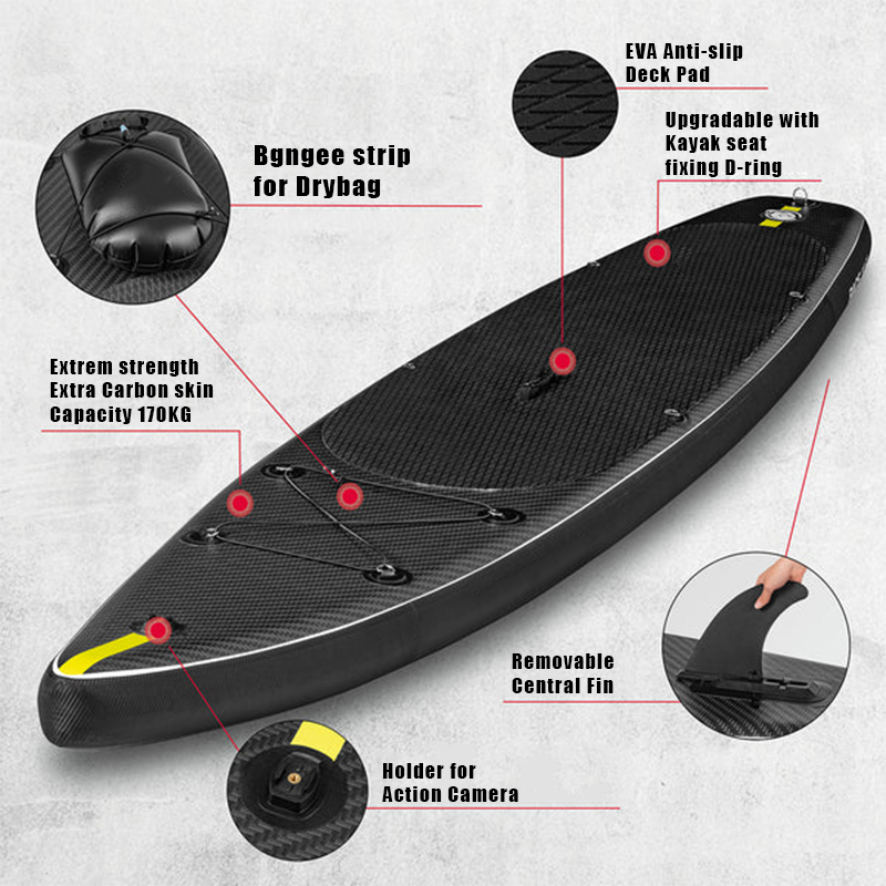 SUP (САП) ДОСКА MISHIMO CARBON DARKSIDE 11’ (335СМ) в Костроме