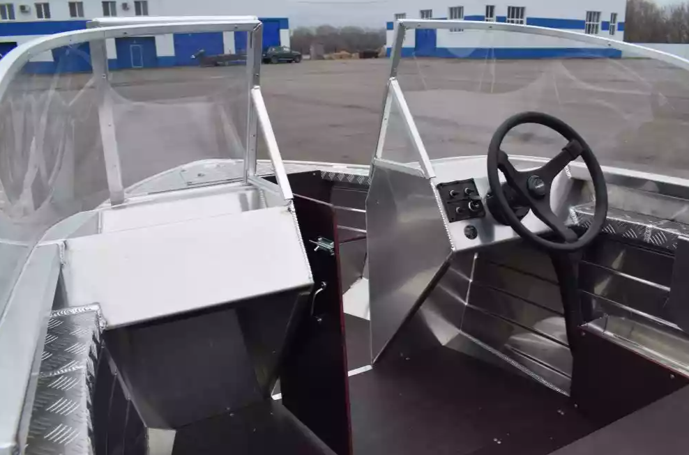 Алюминиевая лодка Wyatboat-390 DCM Увеличенный борт в Костроме