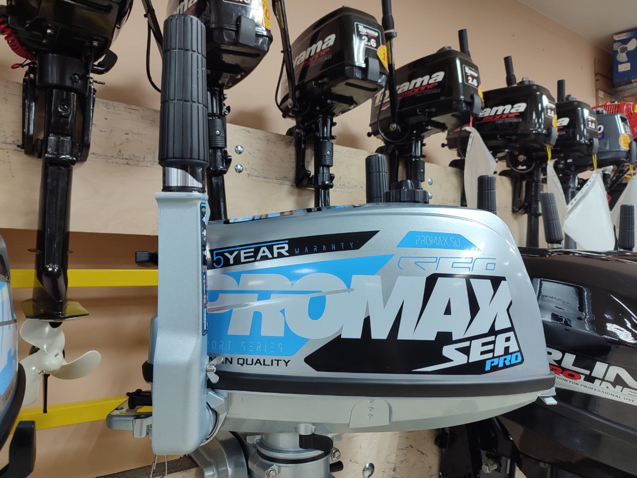 Лодочный мотор PROMAX SP5FHS (внешний бак 12 л) в Костроме