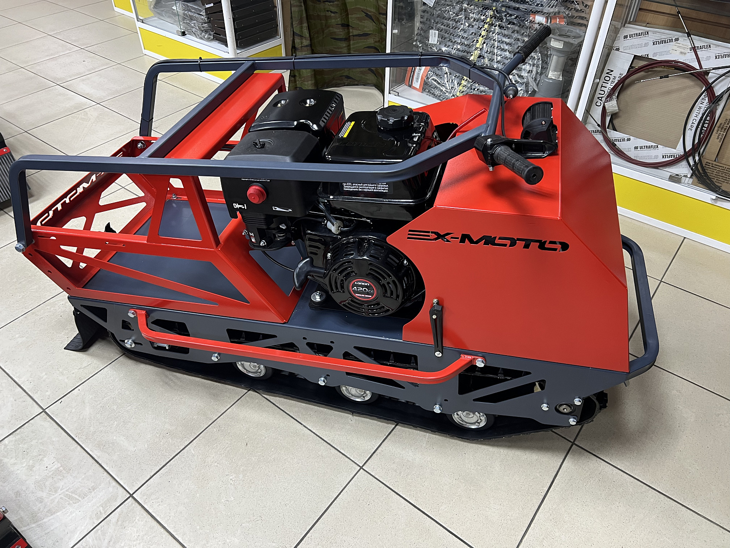 Мотобуксировщик EX-MOTO SNOWDOG S500 15л.с в Костроме