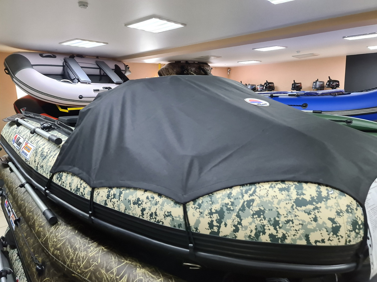 КОМПЛЕКТ НОСОВОГО ТЕНТА К ЛОДКЕ SMARINE SDP MAX 360 ЧЕРНЫЙ в Костроме