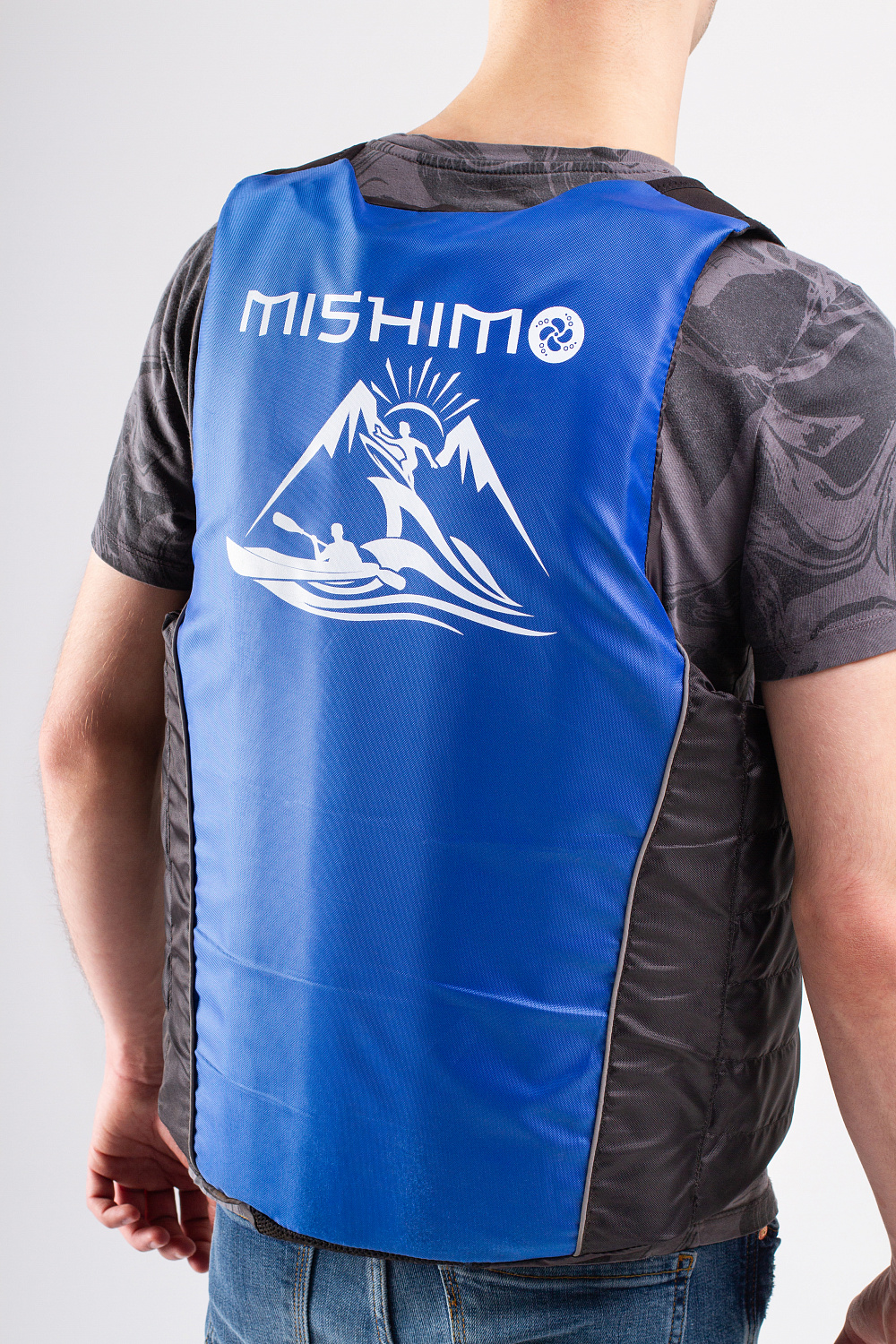 Жилет спасательный MISHIMO PRO Премиум качества Черно-синий в Костроме