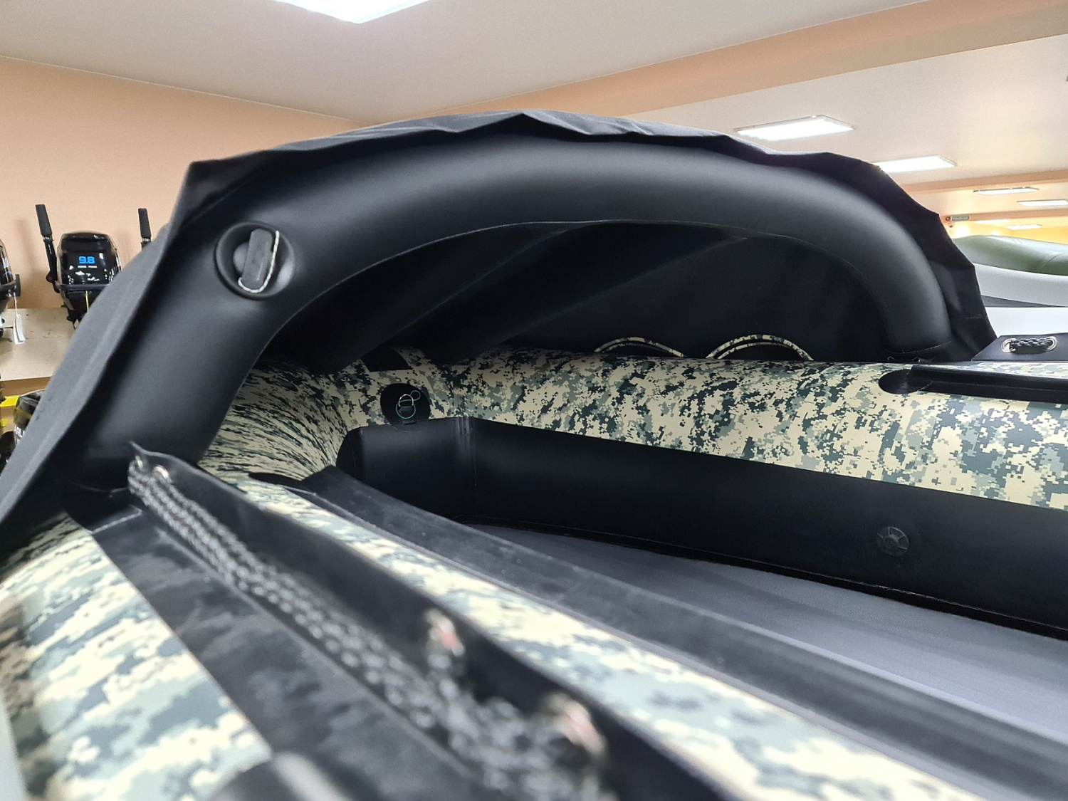 КОМПЛЕКТ НОСОВОГО ТЕНТА К ЛОДКЕ SMARINE SDP MAX 360 ЧЕРНЫЙ в Костроме