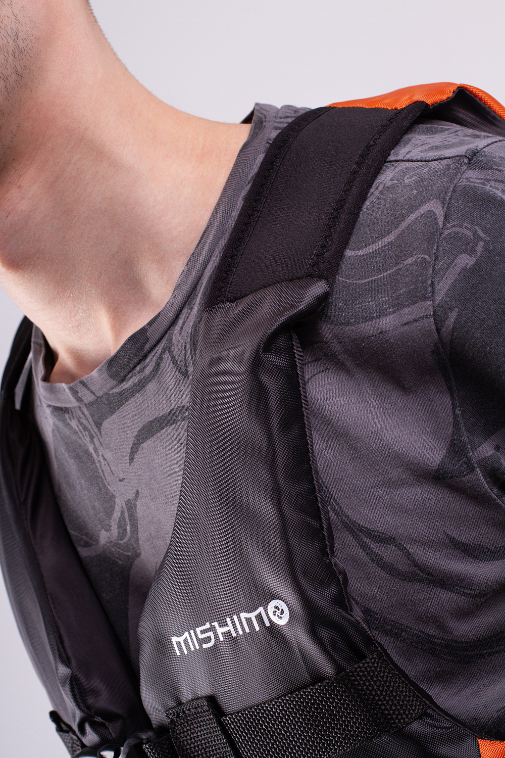 Жилет спасательный MISHIMO PRO Премиум качества Черно-оранжевый в Костроме