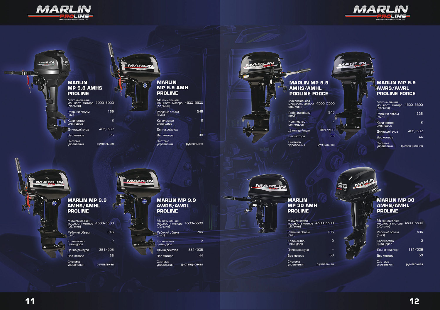 Лодочный мотор MARLIN PROLINE MP 40 AMHS в Костроме